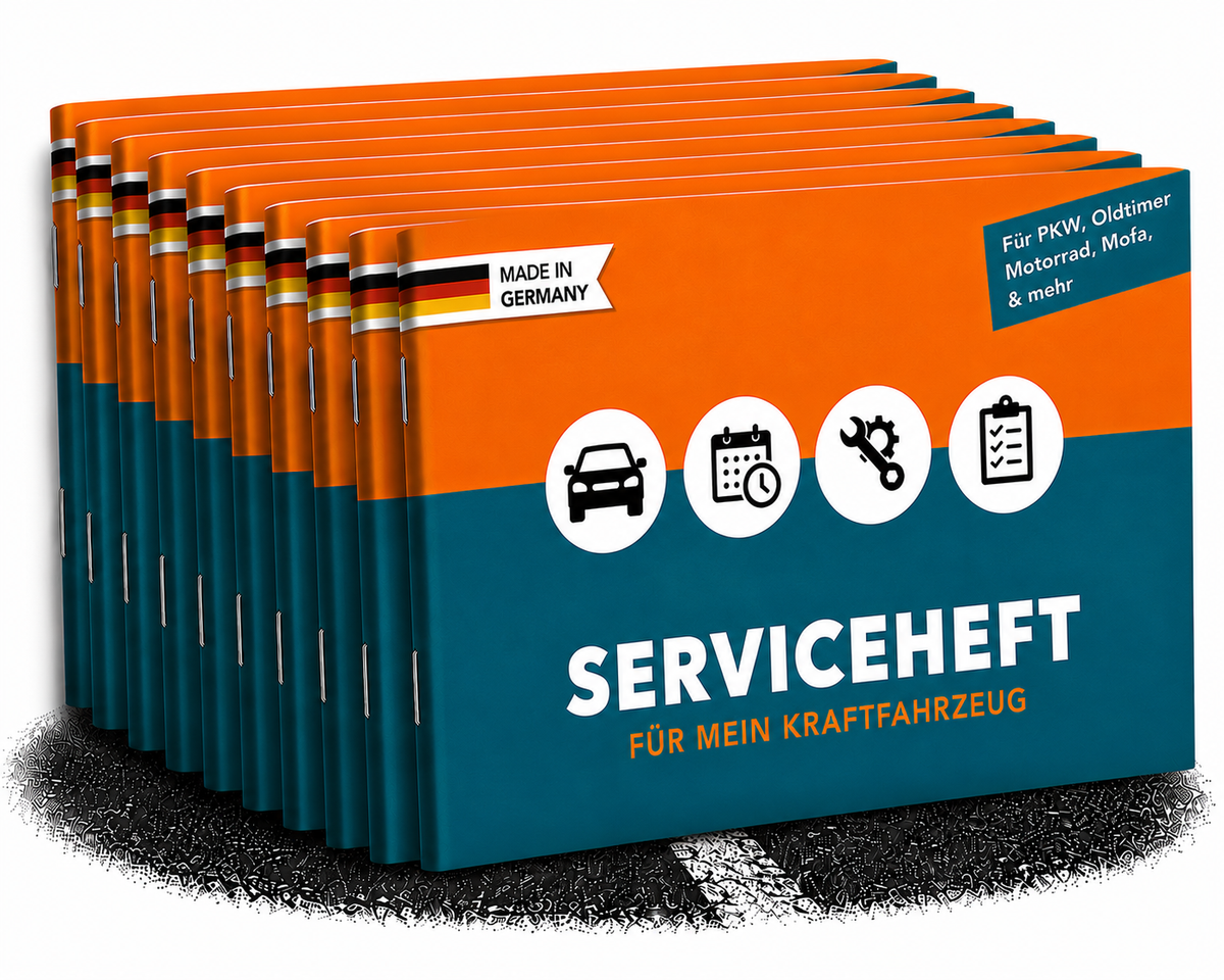 Serviceheft Auto – universal für 30 Inspektionen
