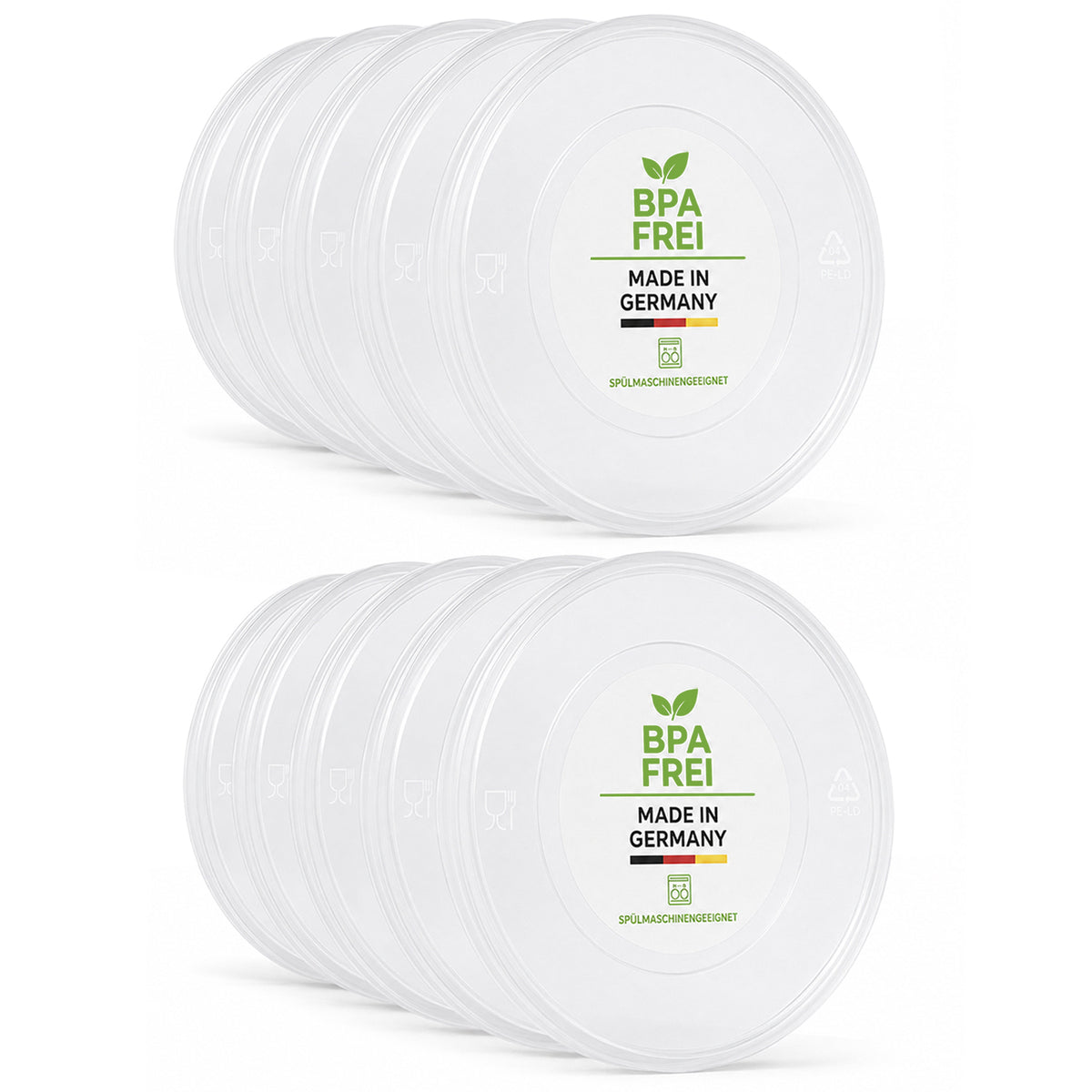 Dosendeckel transparent – 73, 84 und 99 mm