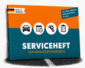 Serviceheft Auto – universal für 15 Inspektionen