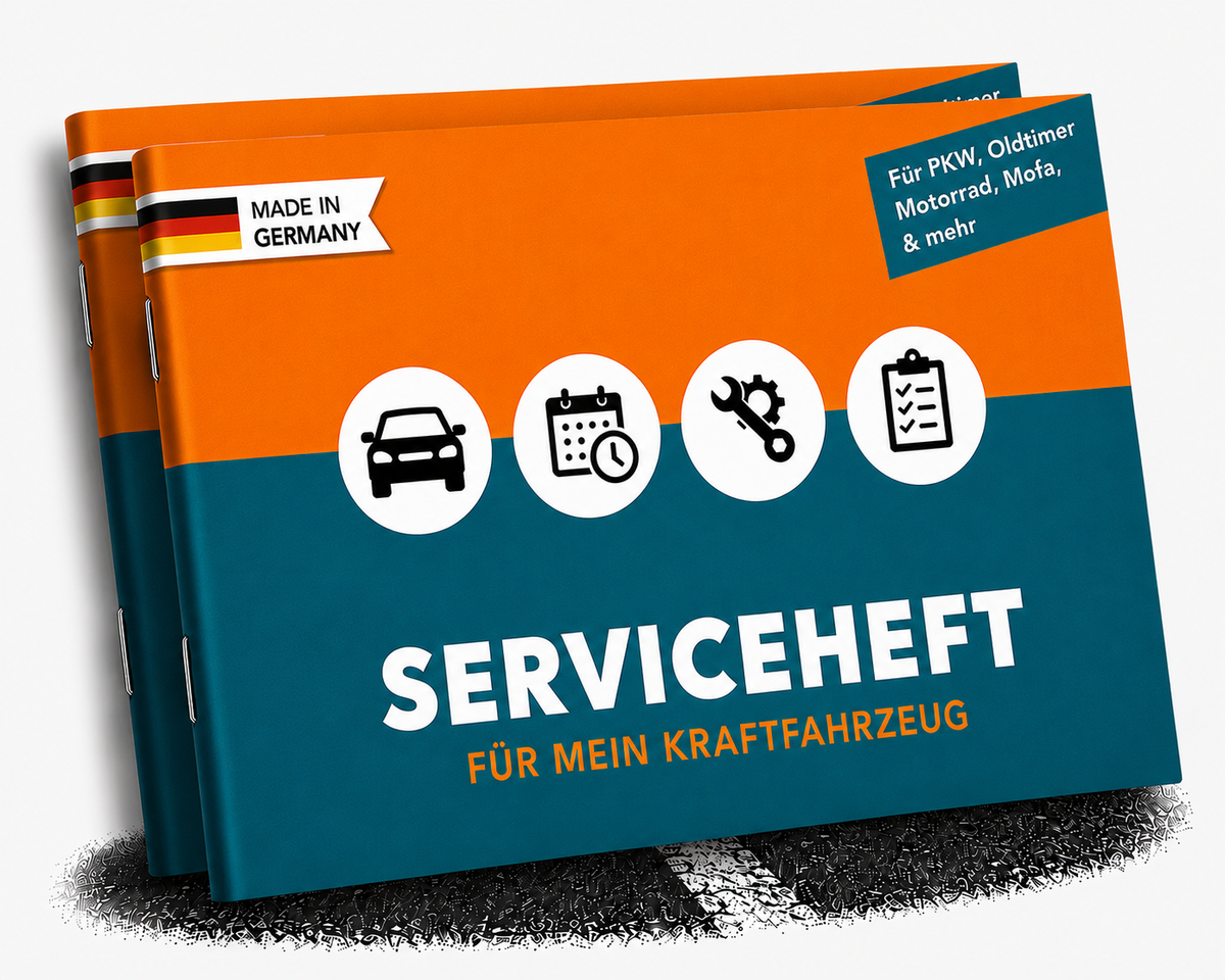 Serviceheft Auto – universal für 30 Inspektionen