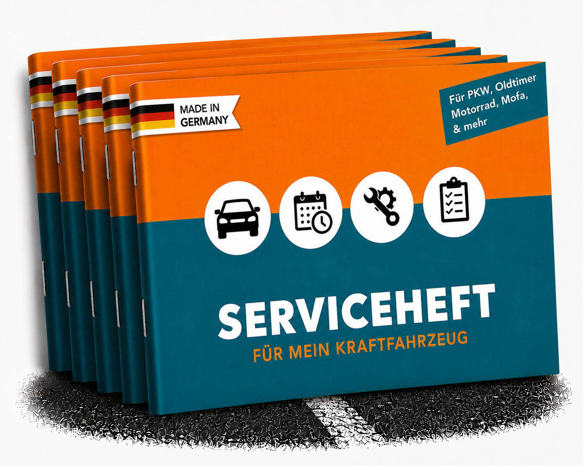 Serviceheft Auto – universal für 30 Inspektionen