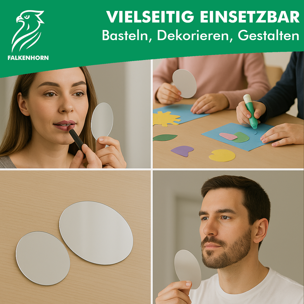 Ovale Acrylspiegel