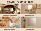 Quadratische Acrylspiegel