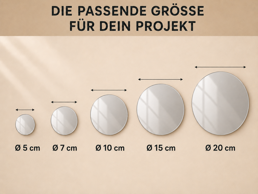 Runde Acrylspiegel