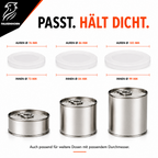 Dosendeckel transparent – 73, 84 und 99 mm