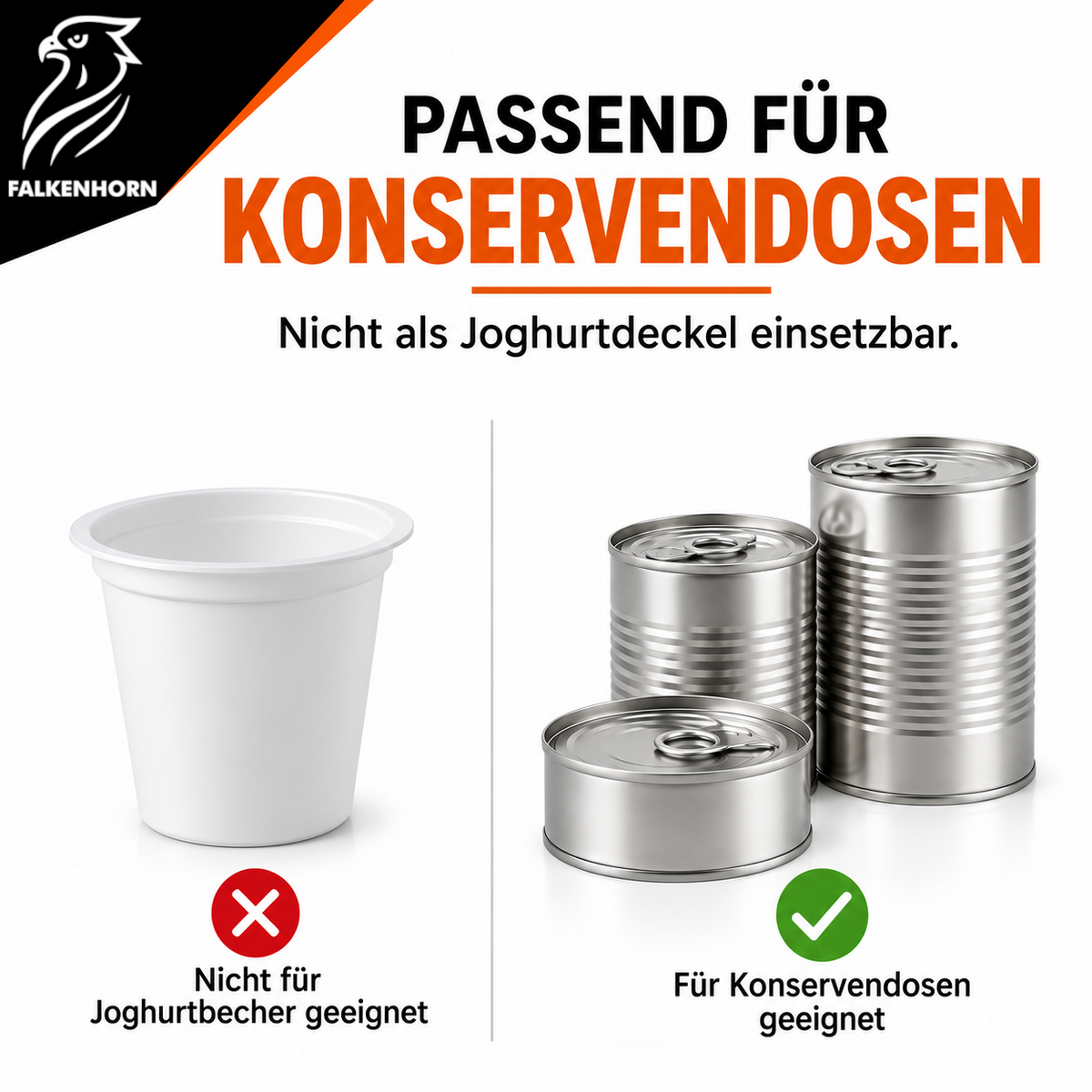 Dosendeckel transparent – 73, 84 und 99 mm