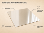 Rechteckige Acrylspiegel