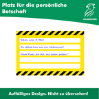 Hinweiskarten „Ladesäule blockiert“ für E-Autos