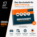 Serviceheft Auto – universal für 15 Inspektionen