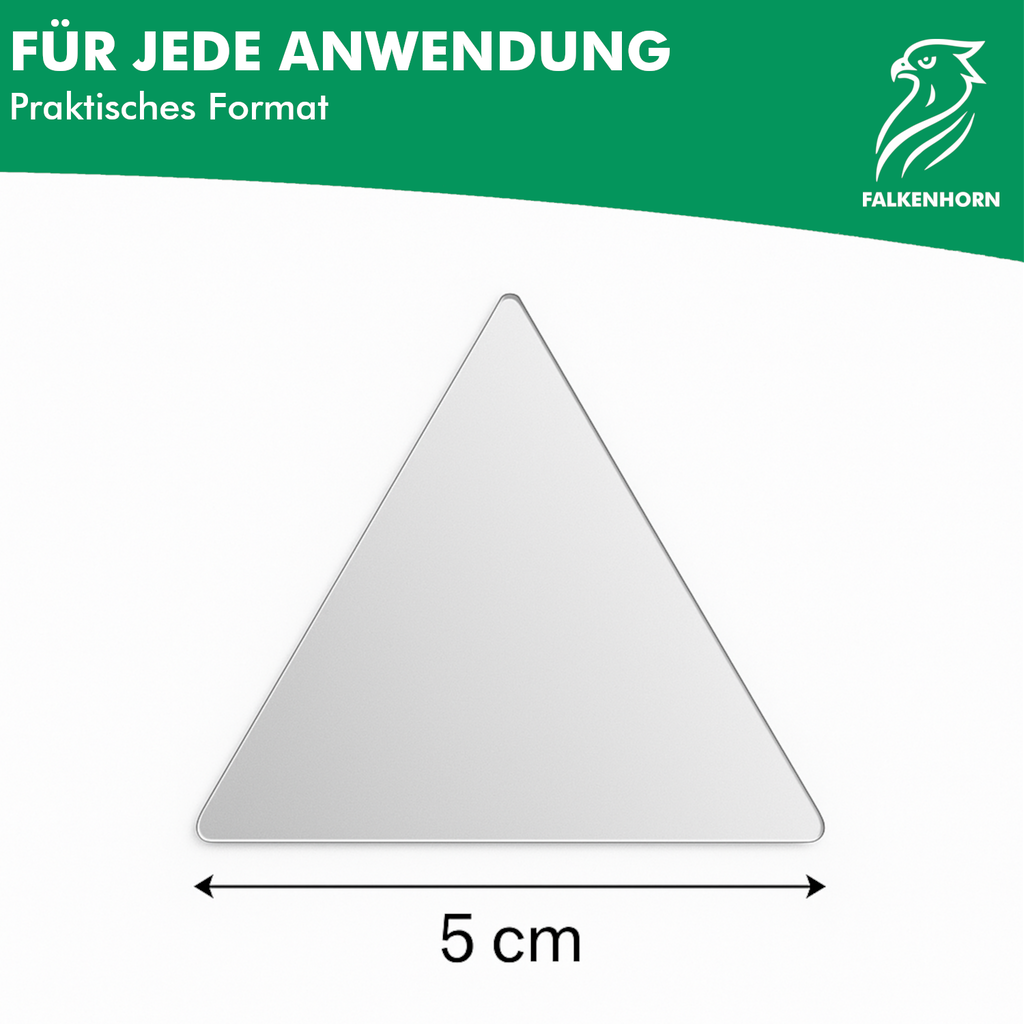 Dreieckige Acrylspiegel