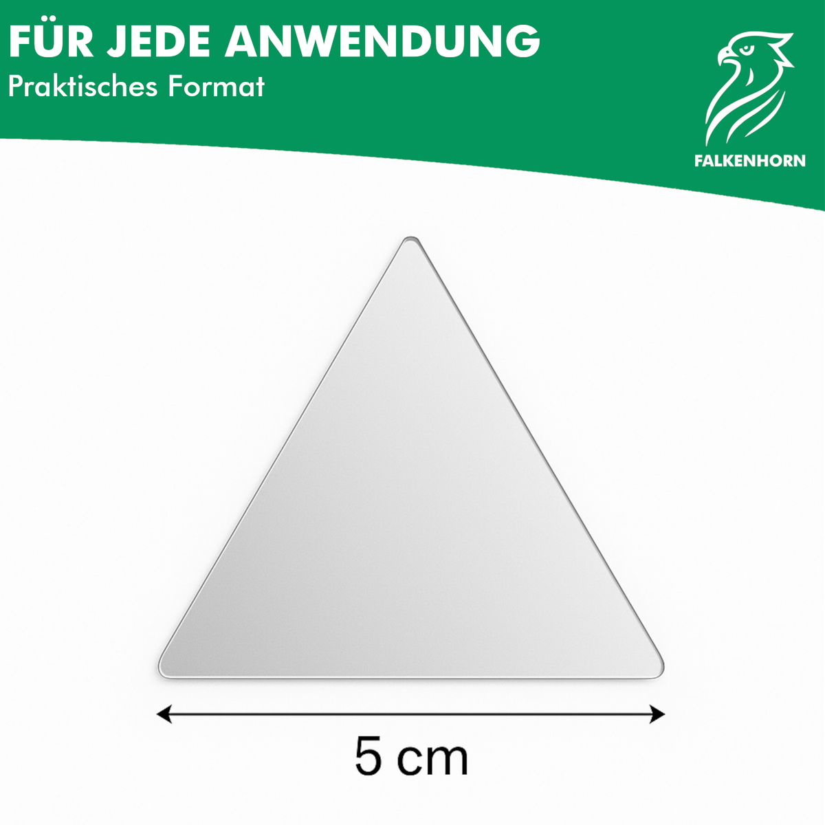 Dreieckige Acrylspiegel