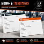Serviceheft Auto – universal für 15 Inspektionen