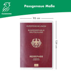 Reisepasshülle transparent – für deutschen Reisepass