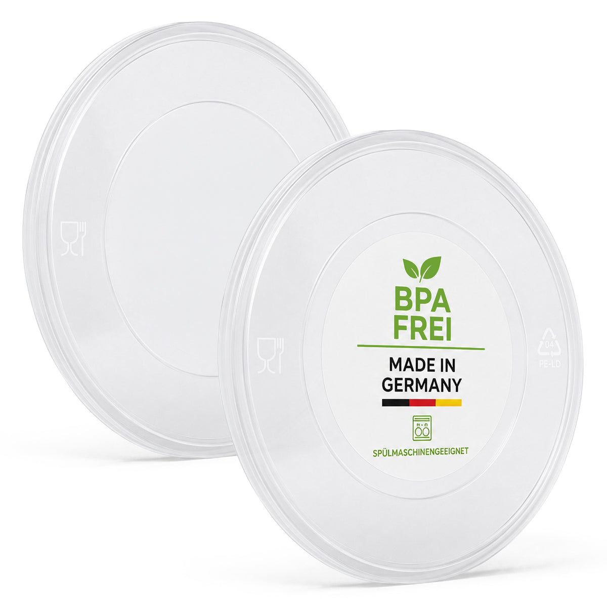Dosendeckel transparent – 73, 84 und 99 mm