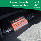 Lustige Strafzettel „Ich parke wie ein Vollidiot“