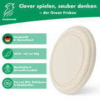 Wurfscheibe Ocean – 22 cm, Creme