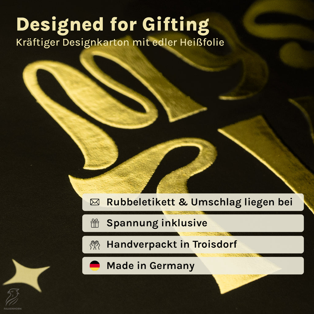 Mystery Ticket – Rubbel-Gutscheinkarte mit Umschlag