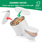 Dosendeckel Weiß – 84 mm für Konservendosen