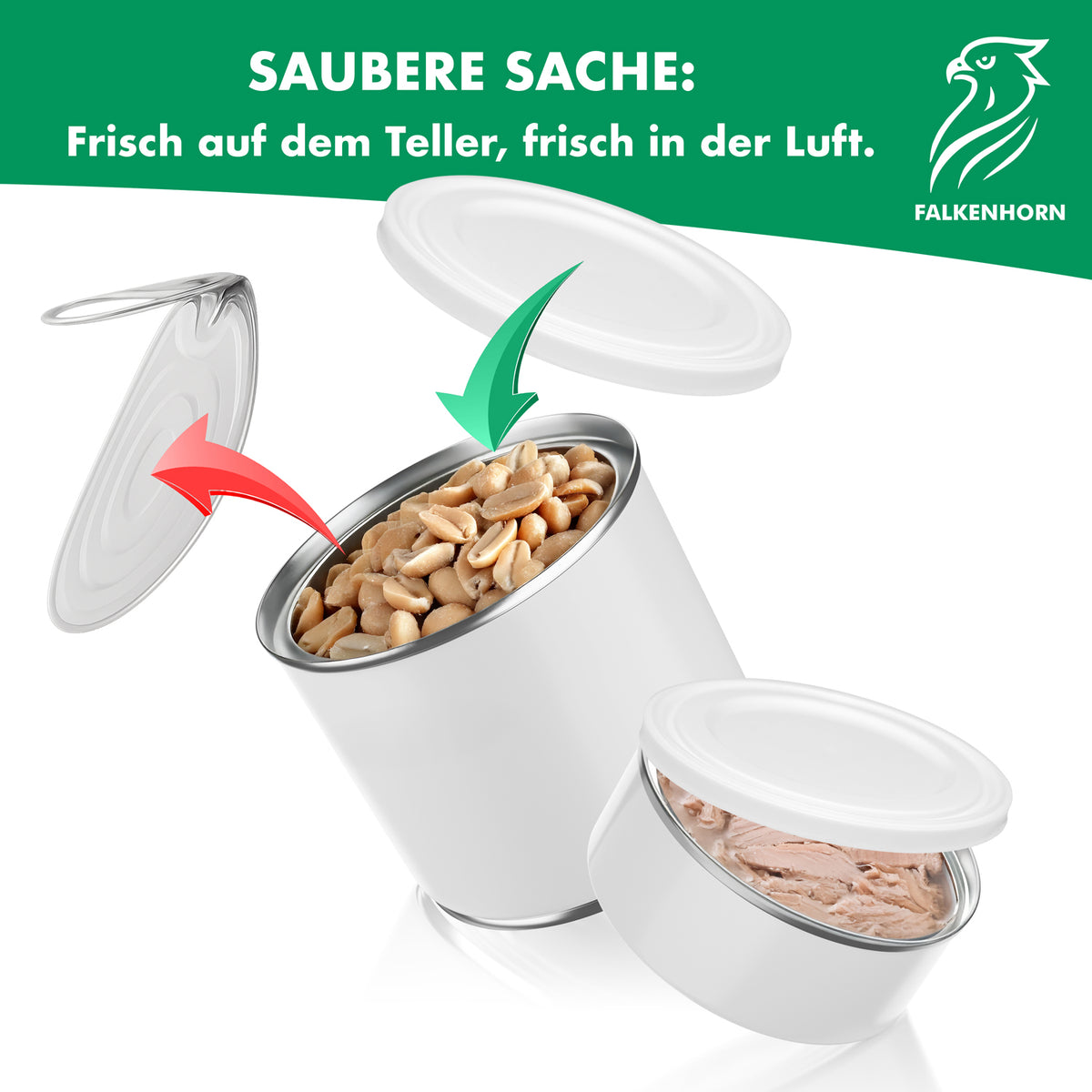 Dosendeckel Weiß – 84 mm für Konservendosen