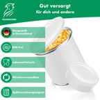 Dosendeckel Weiß – 84 mm für Konservendosen